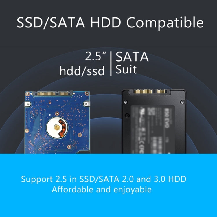 Richwell SATA R23-SATA-2TB 2TB Unidad de disco duro móvil con interfaz USB3.0 de 2,5 pulgadas, 2TB