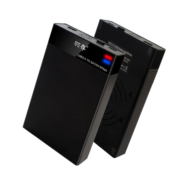 Caja de unidad de estado sólido externa con interfaz USB3.0 universal SATA de 2,5/3,5 pulgadas para computadoras portátiles/de escritorio, capacidad máxima de soporte: 10 TB