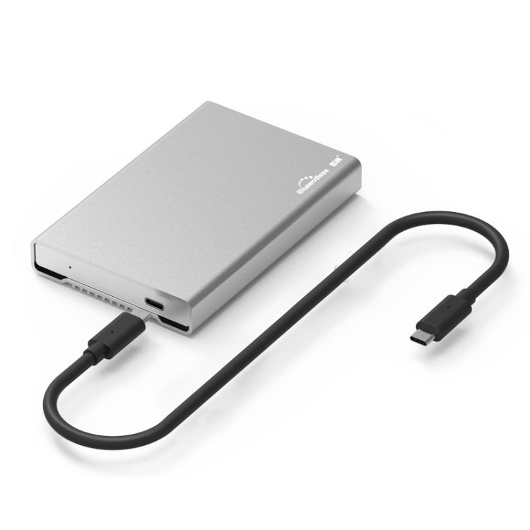 Caja HDD con interfaz Micro B Blueendless U23Q SATA de 2,5 pulgadas con cable USB-C / Type-C a USB-C / Type-C, grosor de soporte: 1 cm o menos, Type-C  (1cm)