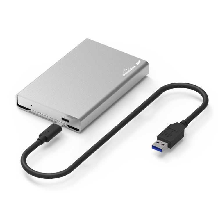 Caja HDD con interfaz Micro B Blueendless U23Q SATA de 2,5 pulgadas con cable USB-C / Type-C a USB 3.0, grosor de soporte: 1 cm o menos, USB 3.0  (1cm)