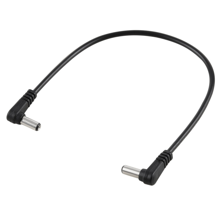 Cable de enchufe de fuente de alimentación CC, codo macho a macho, 30cm, 5A, 5,5 x 2,1mm, CC 12-24V