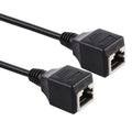 Cable de extensión de red LAN Ethernet RJ45 hembra a hembra, longitud del cable: 60 cm, 60cm