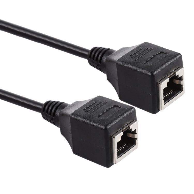 Cable de extensión de red LAN Ethernet RJ45 hembra a hembra, longitud del cable: 60 cm, 60cm