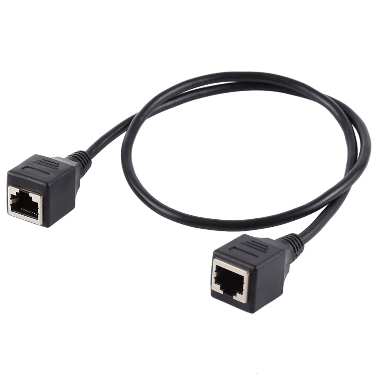 Cable de extensión de red LAN Ethernet RJ45 hembra a hembra, longitud del cable: 60 cm, 60cm