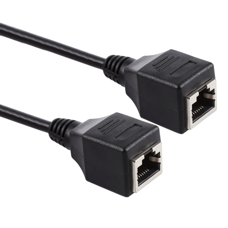 Cable de extensión de red LAN Ethernet RJ45 hembra a hembra, longitud del cable: 60 cm, 60cm
