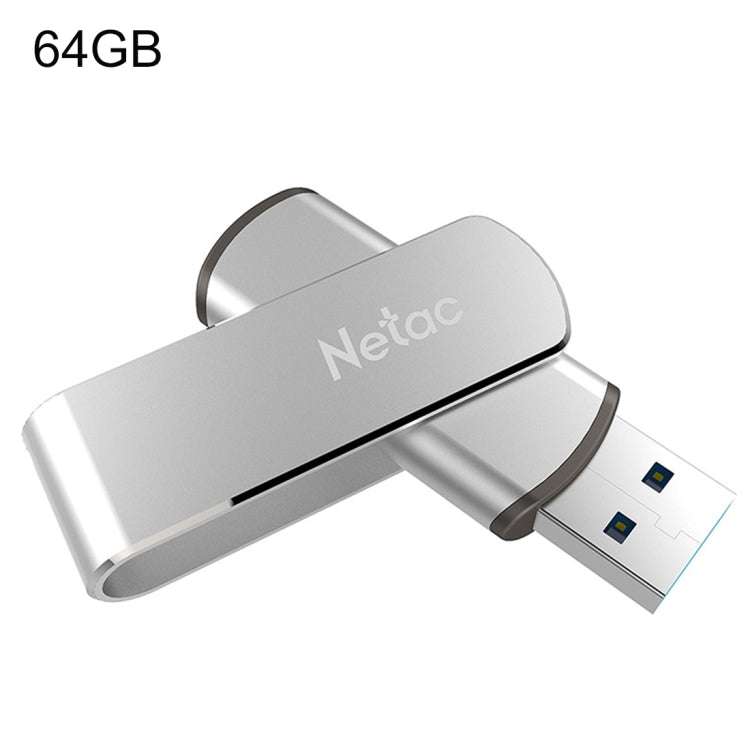 Disco flash de cifrado seguro Netac U388 64 GB USB 3.0 Twister, U388 64GB
