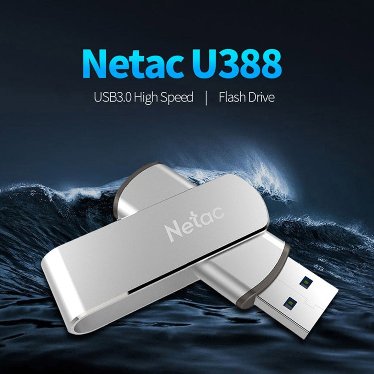Disco flash de cifrado seguro Netac U388 64 GB USB 3.0 Twister, U388 64GB