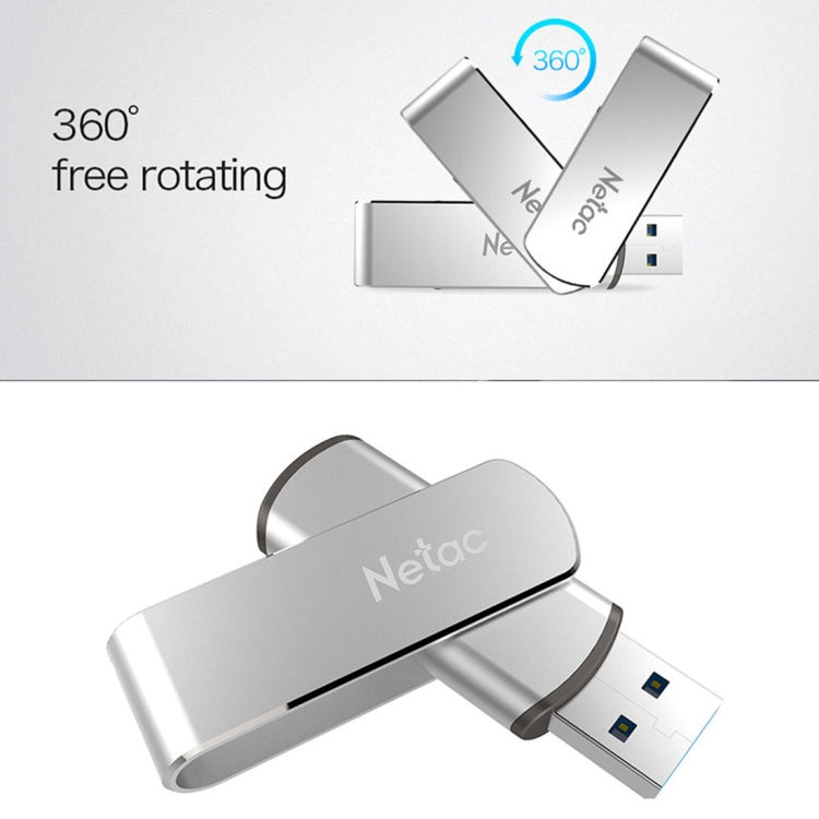 Disco flash de cifrado seguro Netac U388 128 GB USB 3.0 Twister, U388 128GB