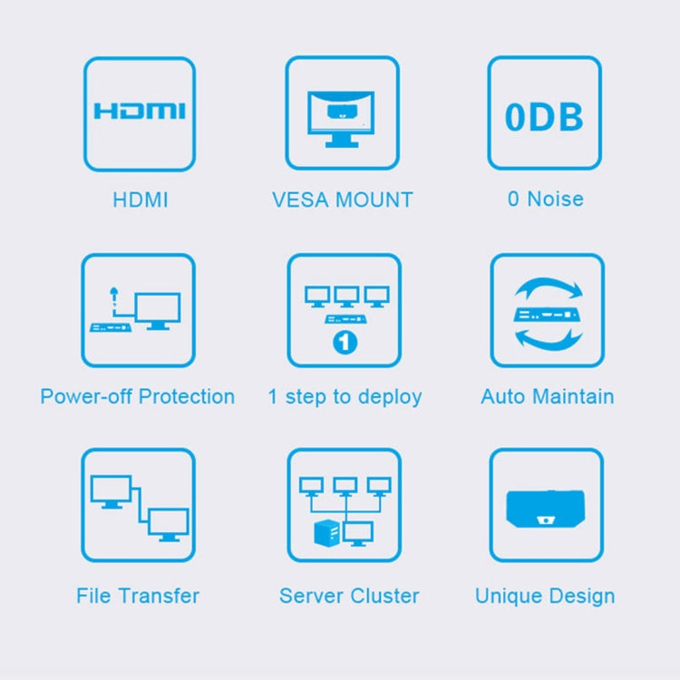 Mini PC con sistema Windows R1, Quad Core Cortex 2,0 GHz, RAM: 1 GB, ROM: 8 GB