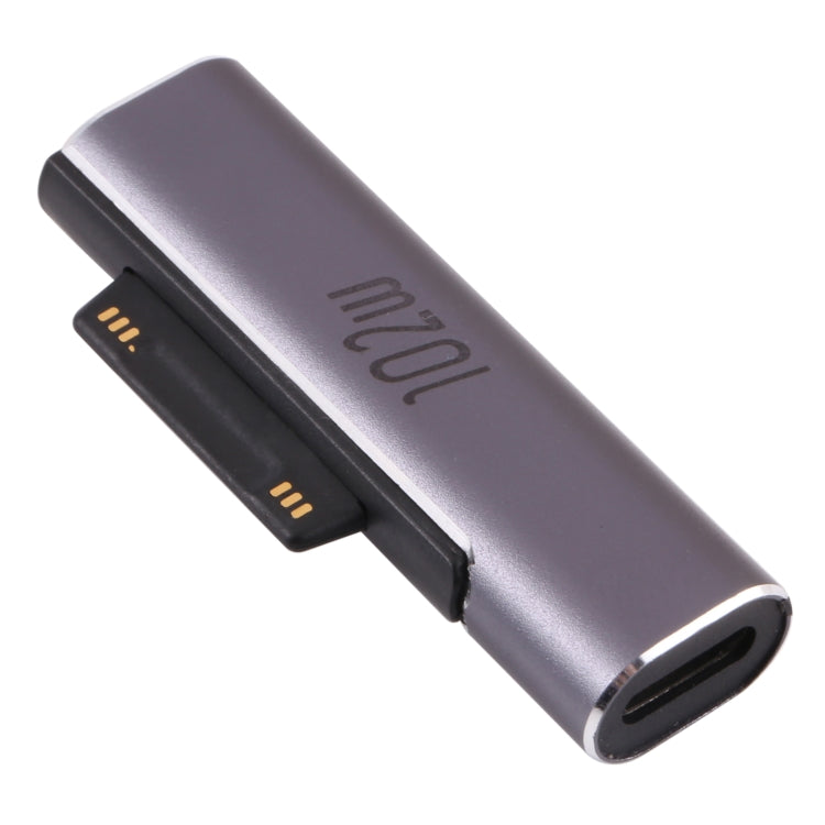 Adaptador de carga hembra USB-C / Type-C de 102 W para Microsoft Surface Pro 3/4/5/6/7/Surface Go