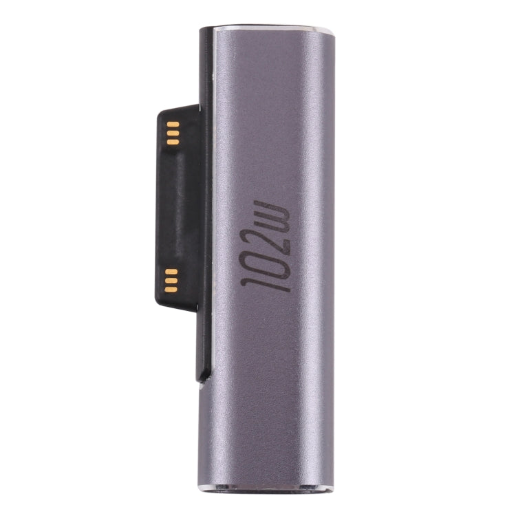 Adaptador de carga hembra USB-C / Type-C de 102 W para Microsoft Surface Pro 3/4/5/6/7/Surface Go