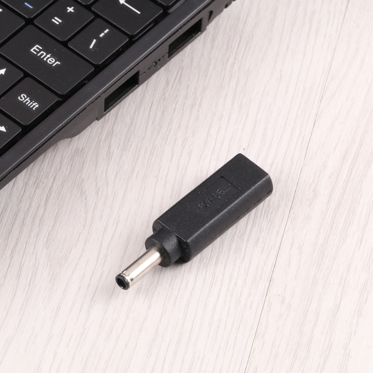 Conector adaptador de enchufe USB-C / Type-C hembra a macho de 4,5 x 3,0 mm para Dell, Type-C Female to 4.5 x 3.0mm