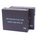 NK-E200IR 200m sobre LAN HDMI H.264 HD (Transmisor + Receptor) Extensor con IR, 200m