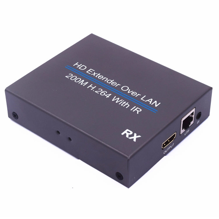 NK-E200IR 200m sobre LAN HDMI H.264 HD (Transmisor + Receptor) Extensor con IR, 200m