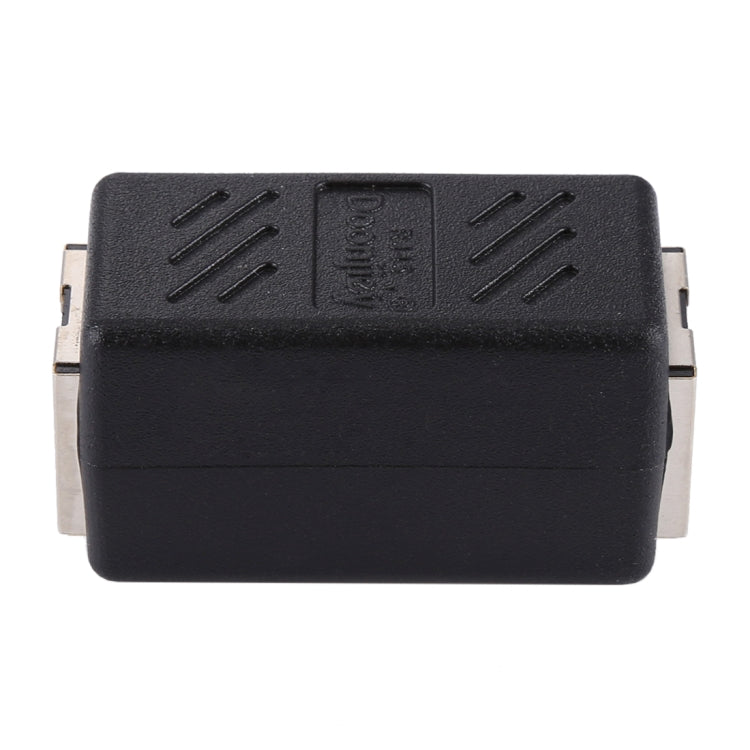 Crystal Network-conector recto de línea principal, Terminal de par hembra a dispositivo de extensión de interfaz RJ45 de doble cabezal, 2 Ports