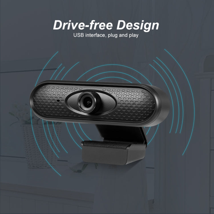 Cámara web HD 1080P USB con micrófono, 1080P