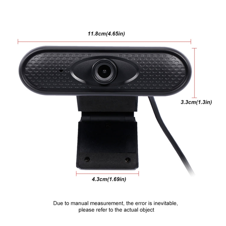 Cámara web USB 720P con micrófono, 720P