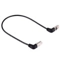 Cable LAN de red RJ45 macho doblado hacia arriba a macho RJ45 doblado hacia abajo de 40 cm, 40cm Bent Upward to Bent Down