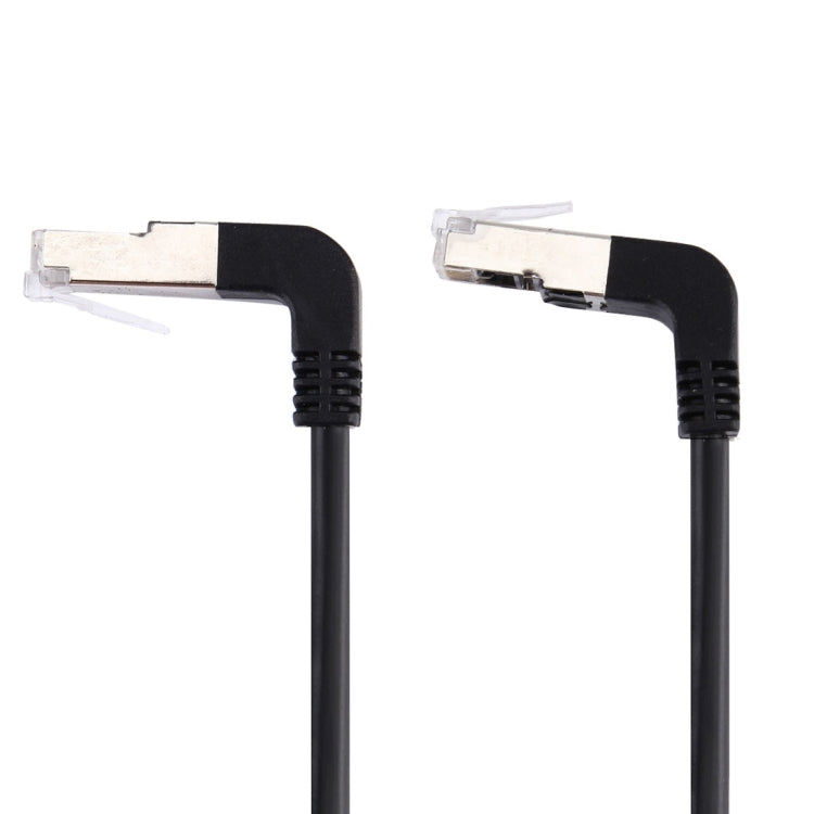Cable LAN de red RJ45 macho doblado hacia arriba a macho RJ45 doblado hacia abajo de 40 cm, 40cm Bent Upward to Bent Down