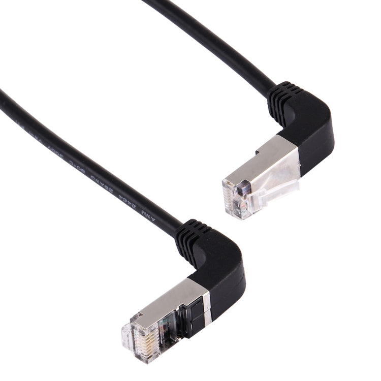 Cable LAN de red RJ45 macho doblado hacia arriba a macho RJ45 doblado hacia abajo de 40 cm, 40cm Bent Upward to Bent Down