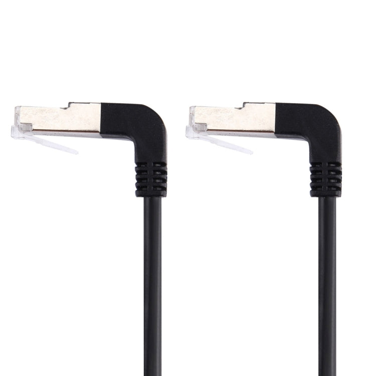 Cable LAN de red RJ45 macho doblado a RJ45 macho doblado de 1 m, 1m Bent Down to Bent Down