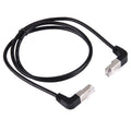 Cable LAN de red RJ45 macho doblado hacia arriba a RJ45 macho doblado hacia arriba, 1 m, 1m Bent Upward to Bent Upward