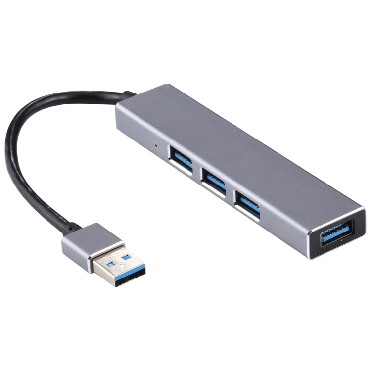 3019 4 x USB 3.0 a USB 3.0 Adaptador HUB de aleación de aluminio con indicador LED