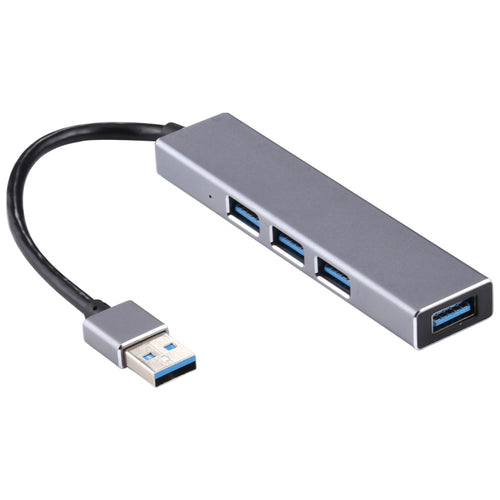 3019 4 x USB 3.0 a USB 3.0 Adaptador HUB de aleación de aluminio con indicador LED