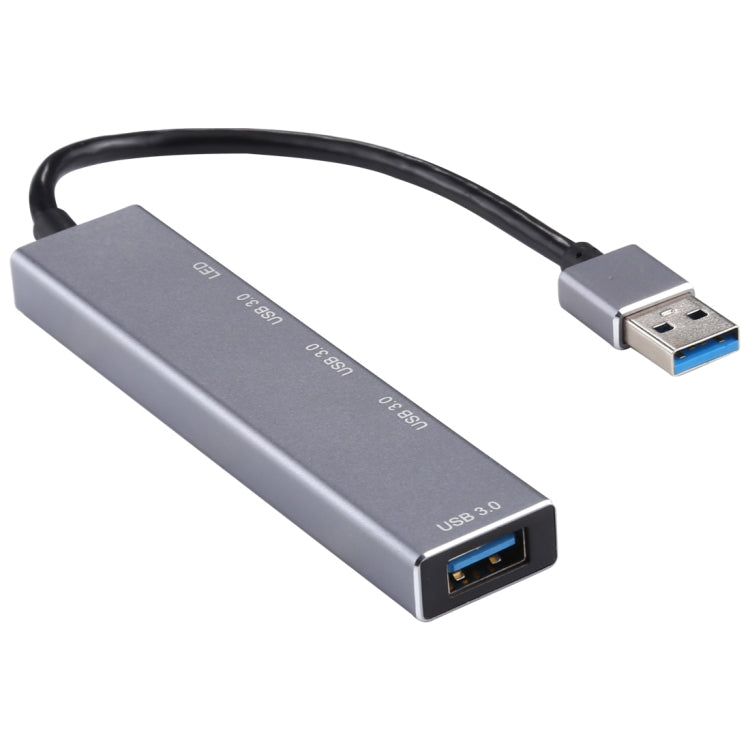 3019 4 x USB 3.0 a USB 3.0 Adaptador HUB de aleación de aluminio con indicador LED