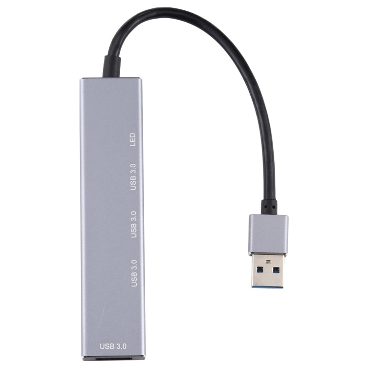 3019 4 x USB 3.0 a USB 3.0 Adaptador HUB de aleación de aluminio con indicador LED