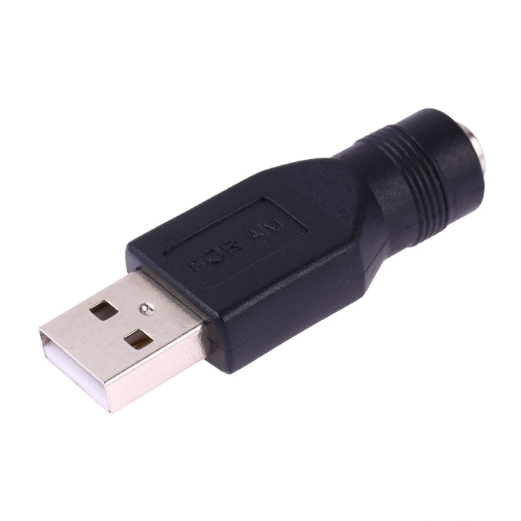 Conector adaptador de enchufe USB macho a hembra de 5,5 x 2,1 mm, USB Male to 5.5 x 2.1mm