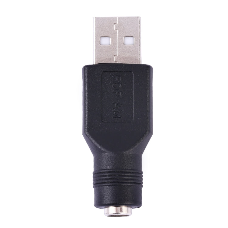 Conector adaptador de enchufe USB macho a hembra de 5,5 x 2,1 mm, USB Male to 5.5 x 2.1mm