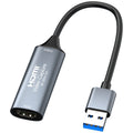 Tarjeta de captura de vídeo HD 4K 30Hz HDMI a USB3.0 con cable, HDMI to USB3.0