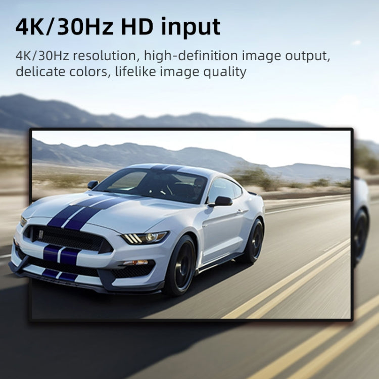 Tarjeta de captura de vídeo HD 4K 30Hz HDMI a USB3.0 con cable, HDMI to USB3.0