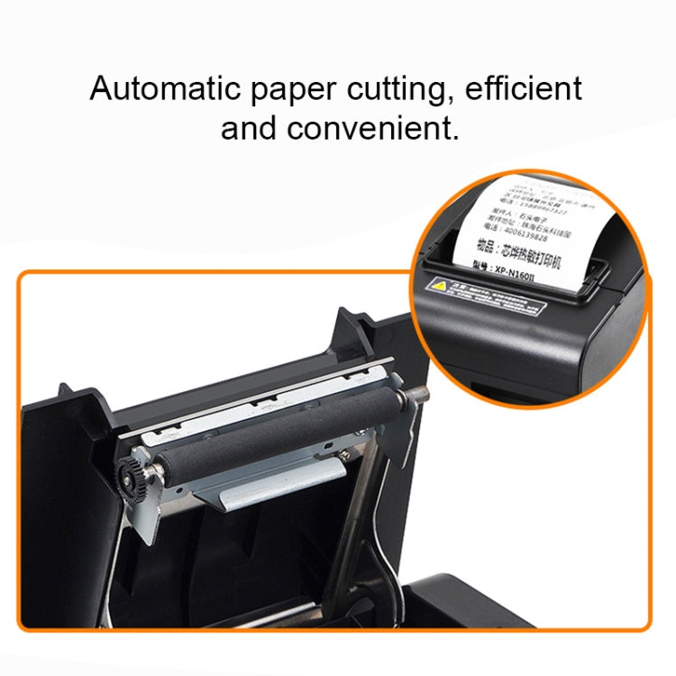 Impresora de códigos de barras de calibración automática térmica con puerto USB Xprinter XP-N160II, XP-N160II