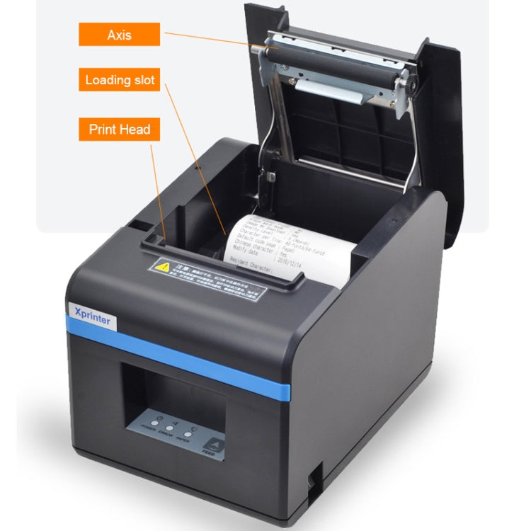 Impresora de códigos de barras de calibración automática térmica con puerto USB Xprinter XP-N160II, XP-N160II
