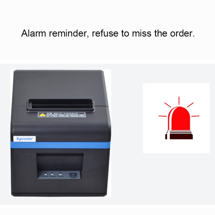 Impresora de códigos de barras de calibración automática térmica con puerto USB Xprinter XP-N160II, XP-N160II