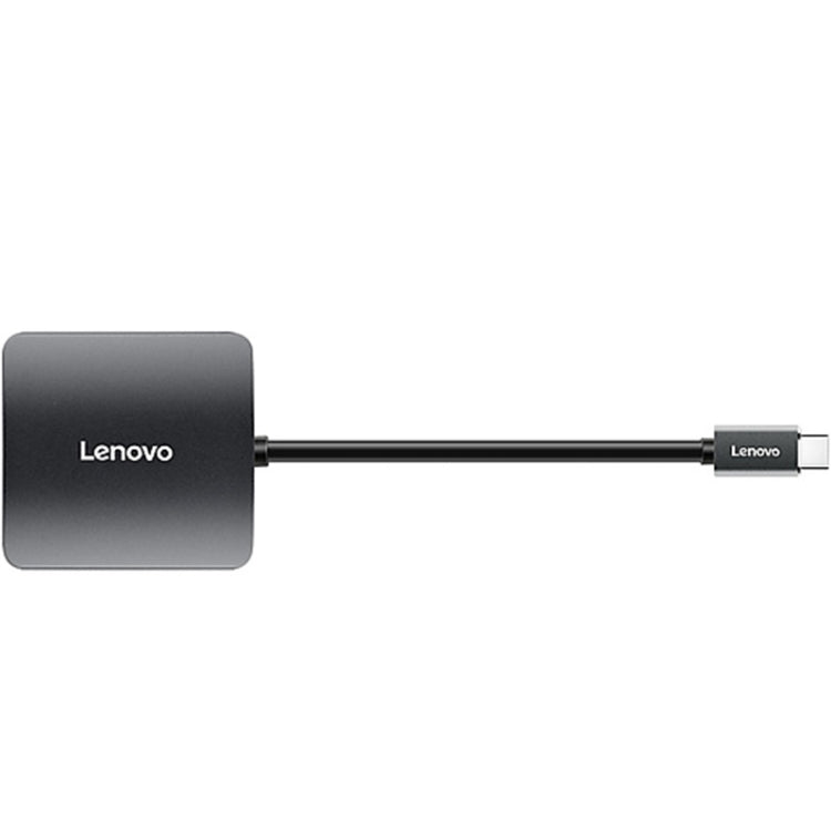 Estación de acoplamiento convertidor universal Lenovo C06 6 en 1 tipo C / USB-C a HDMI / VGA, C06