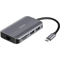 Hub convertidor multifunción Lenovo F1-C08 8 en 1 Type-C / USB-C a HDMI, F1-C08