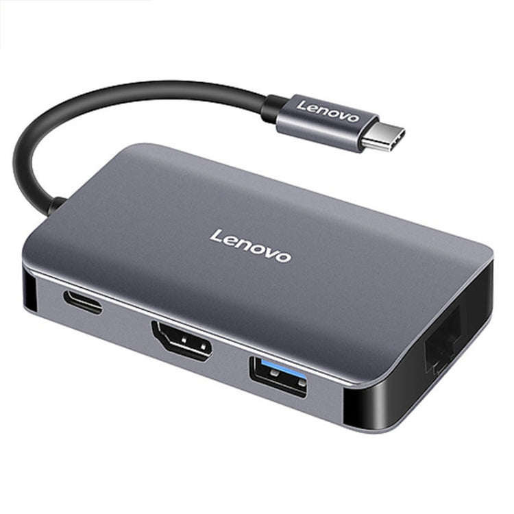 Hub convertidor multifunción Lenovo F1-C08 8 en 1 Type-C / USB-C a HDMI, F1-C08