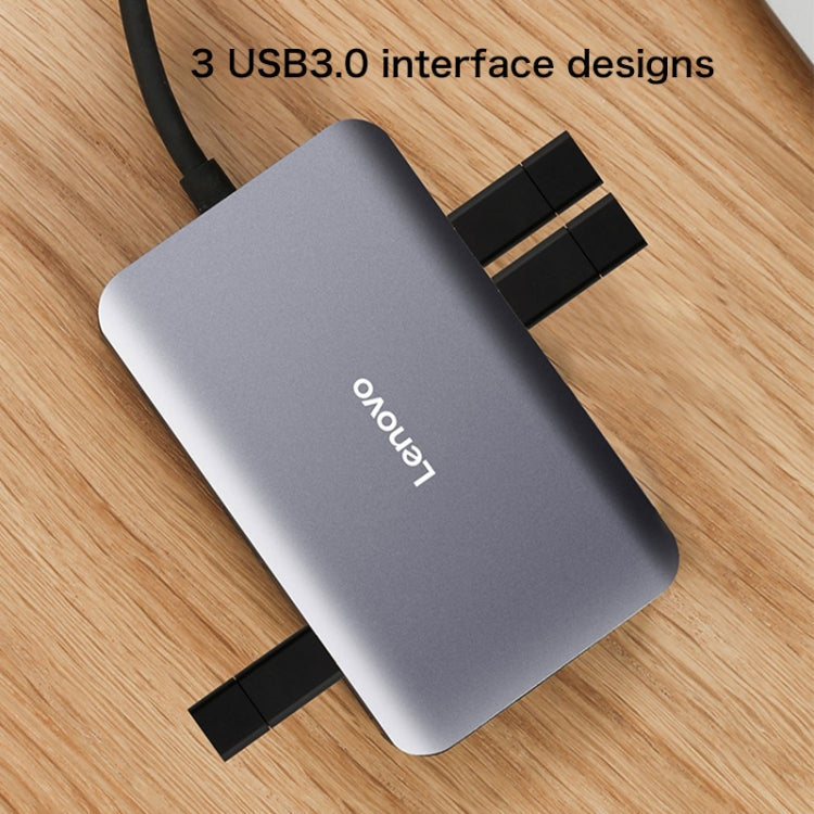 Hub convertidor multifunción Lenovo F1-C08 8 en 1 Type-C / USB-C a HDMI, F1-C08