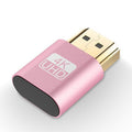 Adaptador de pantalla virtual VGA HDMI 1.4 DDC EDID Dummy Plug Emulador de pantalla sin cabeza, Pink, Grey, Gold, Red, Silver