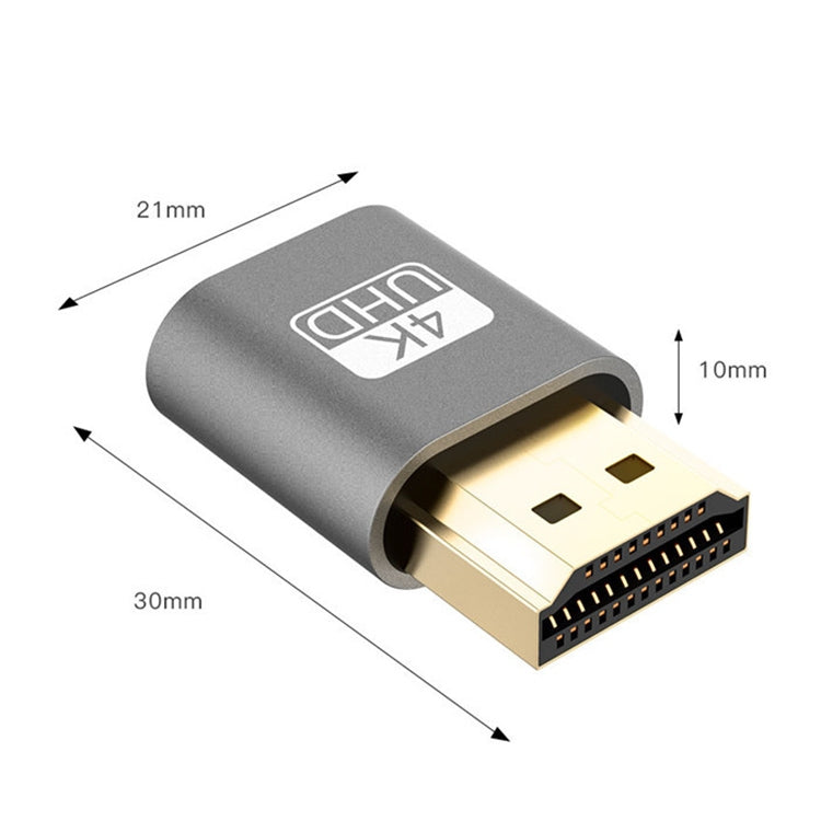 Adaptador de pantalla virtual VGA HDMI 1.4 DDC EDID Dummy Plug Emulador de pantalla sin cabeza, Pink, Grey, Gold, Red, Silver
