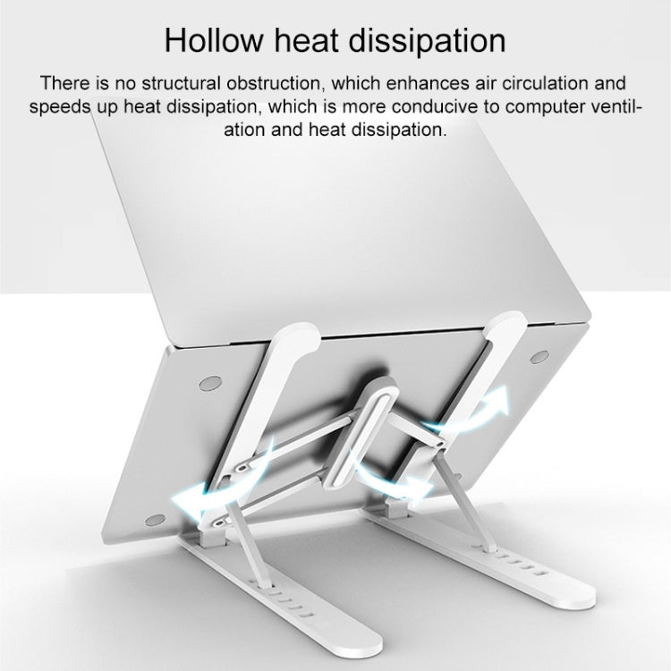 Soporte para ordenador portátil, soporte de elevación de escritorio, Base de refrigeración, soporte de elevación plegable, Pro-8