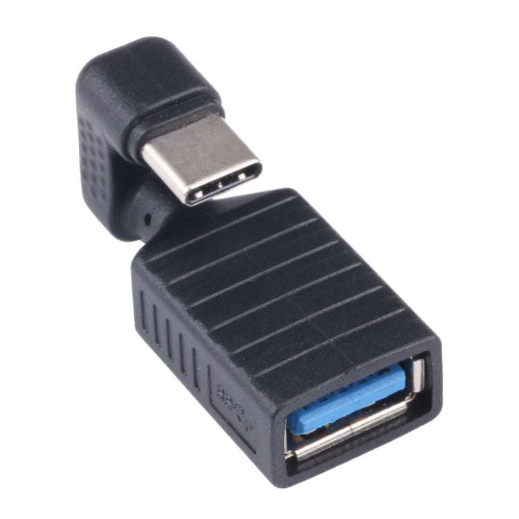 Adaptador OTG de codo en forma de U USB-C / Type-C macho a USB 3.0 hembra, Type-C to USB 3.0