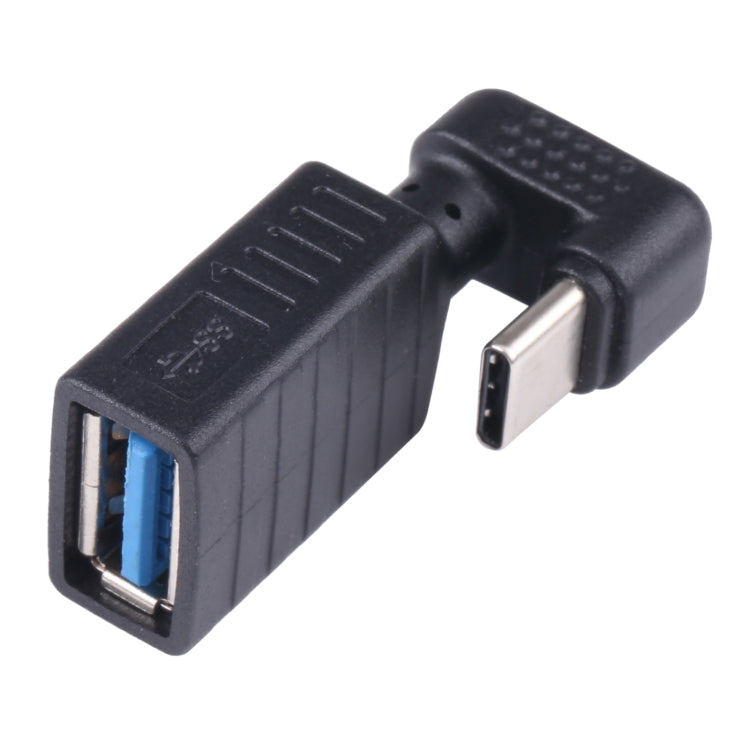 Adaptador OTG de codo en forma de U USB-C / Type-C macho a USB 3.0 hembra, Type-C to USB 3.0