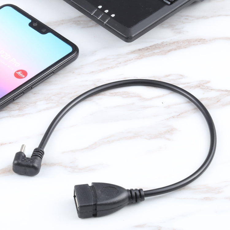 Cable de datos OTG macho tipo C en forma de U a USB 2.0 hembra, Type-C to USB 2.0