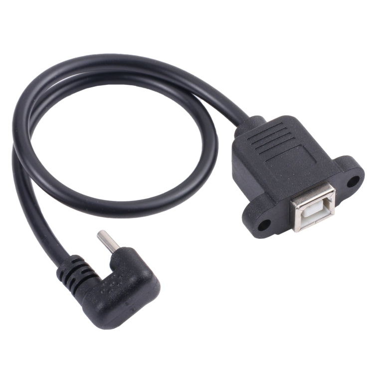 Cable conector hembra USB-C / tipo C macho a puerto de impresión cuadrado tipo B, Type-C to B-type Square