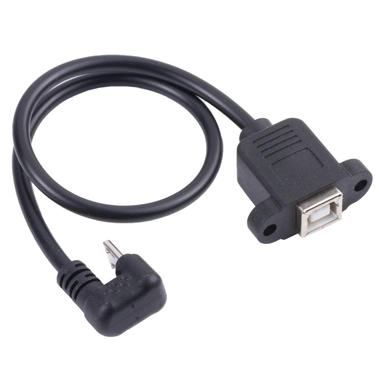 Cable conector hembra Micro USB macho a puerto de impresión cuadrado tipo B, Micro USB to B-type Square