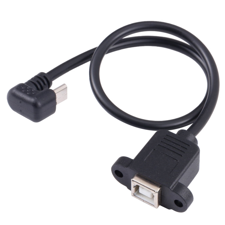 Cable conector hembra Micro USB macho a puerto de impresión cuadrado tipo B, Micro USB to B-type Square